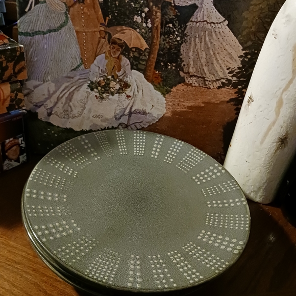 πMikasa Gourmet Basics 3 Dinner& Appetizer Plates-Set of 4 Vintage.π - Picture 7 of 9